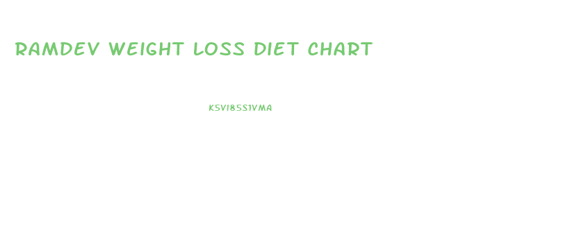 Ramdev Weight Loss Diet Chart