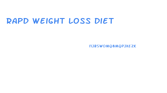 Rapd Weight Loss Diet