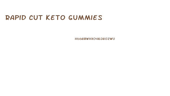 Rapid Cut Keto Gummies