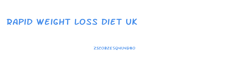 Rapid Weight Loss Diet Uk