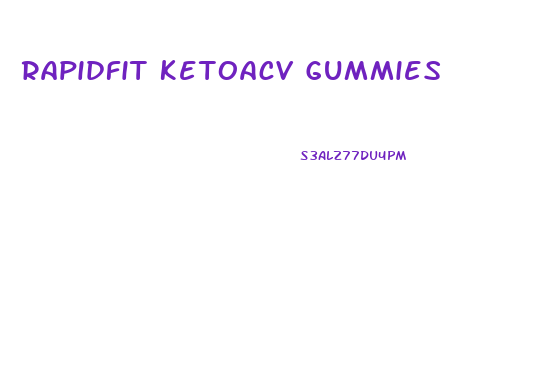 Rapidfit Ketoacv Gummies