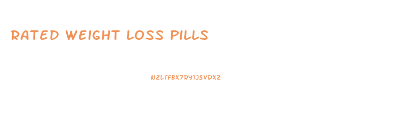Rated Weight Loss Pills