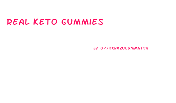 Real Keto Gummies