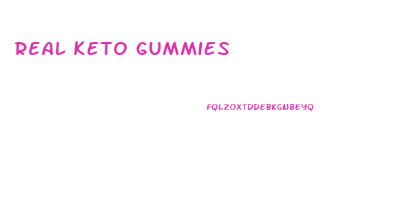 Real Keto Gummies