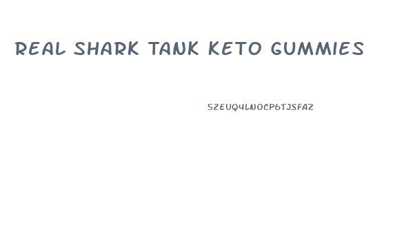 Real Shark Tank Keto Gummies