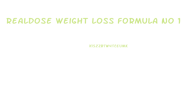 Realdose Weight Loss Formula No 1 Pills