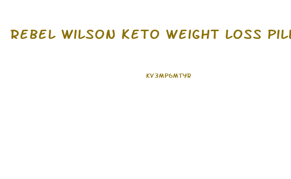 Rebel Wilson Keto Weight Loss Pills