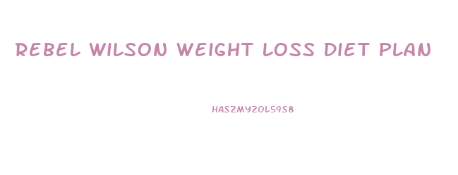 Rebel Wilson Weight Loss Diet Plan