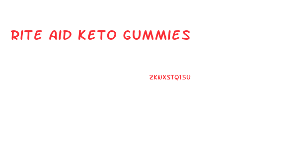 Rite Aid Keto Gummies