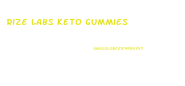 Rize Labs Keto Gummies