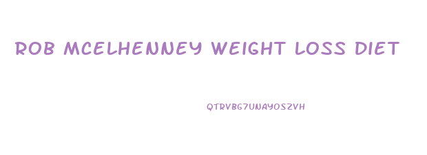 Rob Mcelhenney Weight Loss Diet