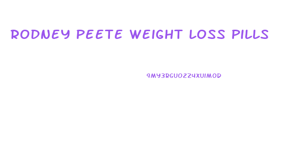 Rodney Peete Weight Loss Pills