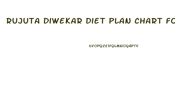 Rujuta Diwekar Diet Plan Chart For Weight Loss