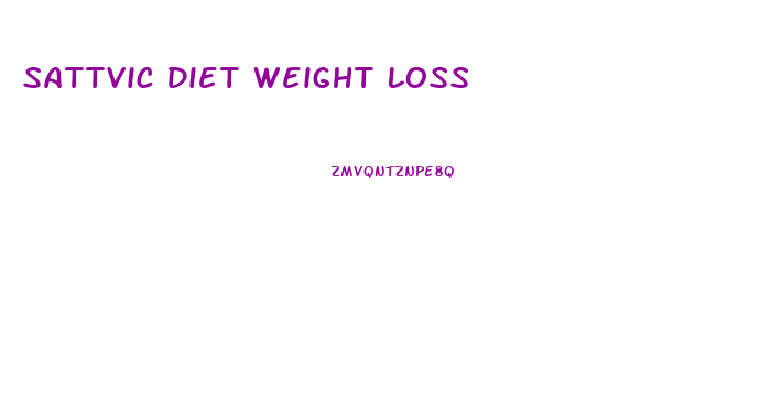 Sattvic Diet Weight Loss