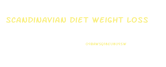 Scandinavian Diet Weight Loss
