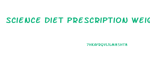 Science Diet Prescription Weight Loss Dog Food