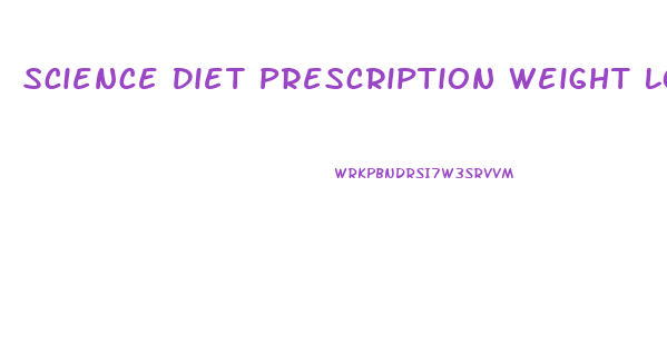 Science Diet Prescription Weight Loss Dog Food