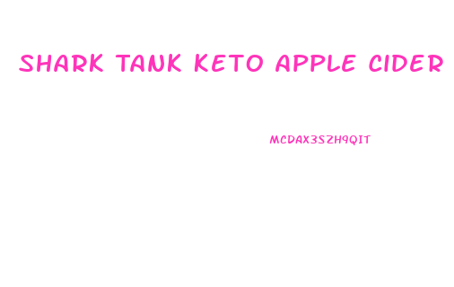 Shark Tank Keto Apple Cider Gummies