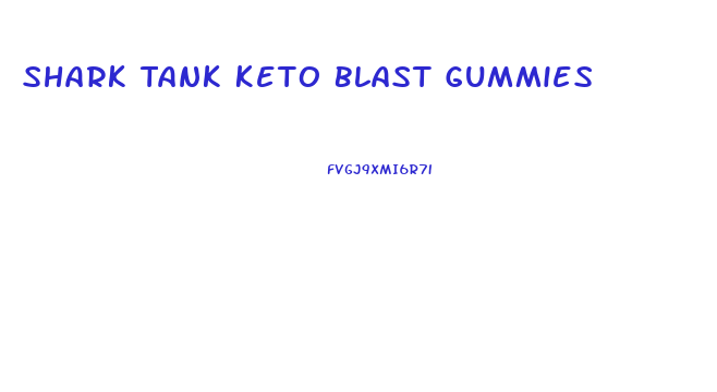 Shark Tank Keto Blast Gummies