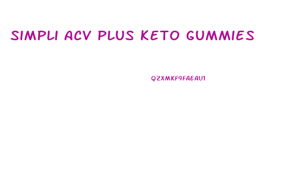 Simpli Acv Plus Keto Gummies