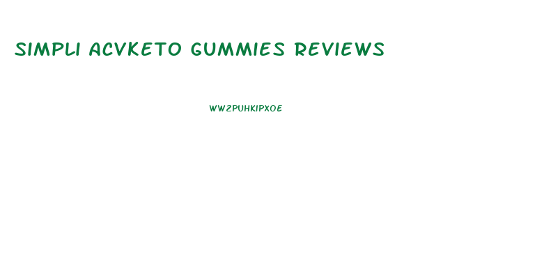 Simpli Acvketo Gummies Reviews