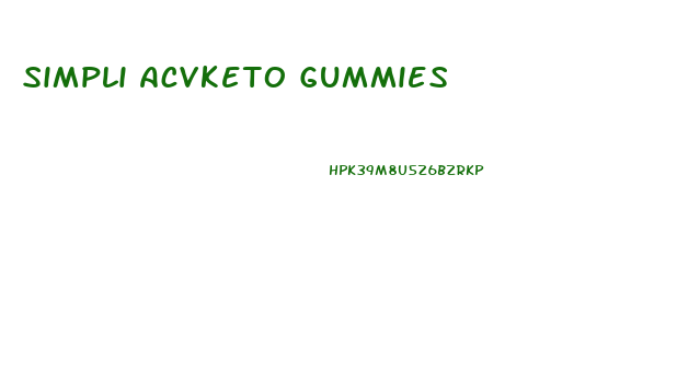 Simpli Acvketo Gummies