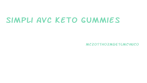 Simpli Avc Keto Gummies