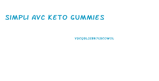 Simpli Avc Keto Gummies