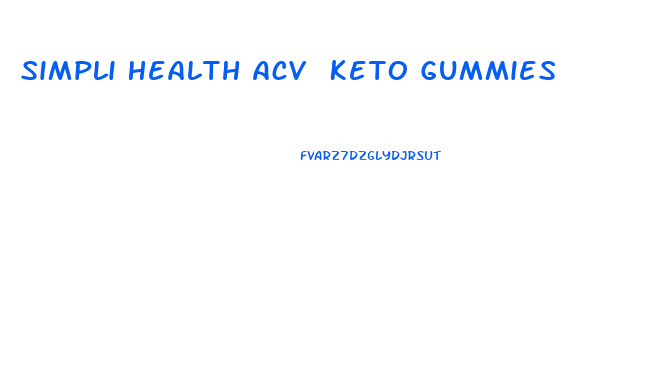 Simpli Health Acv Keto Gummies