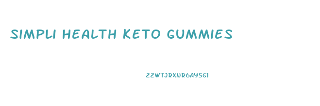 Simpli Health Keto Gummies