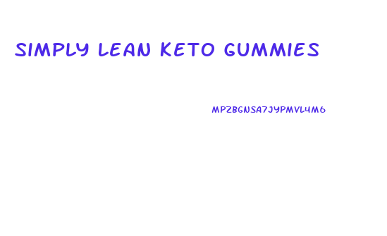 Simply Lean Keto Gummies