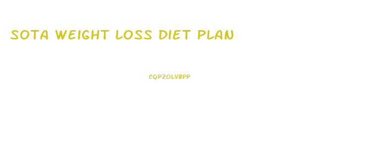 Sota Weight Loss Diet Plan