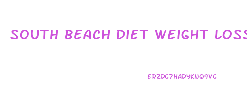 South Beach Diet Weight Loss