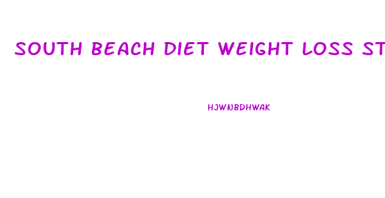 South Beach Diet Weight Loss Stories