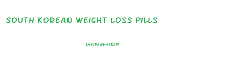 South Korean Weight Loss Pills