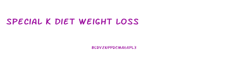 Special K Diet Weight Loss