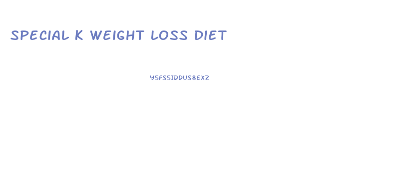 Special K Weight Loss Diet