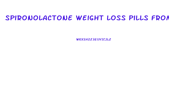 Spironolactone Weight Loss Pills From Walmart