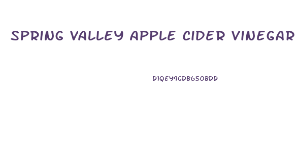 Spring Valley Apple Cider Vinegar Pills For Weight Loss
