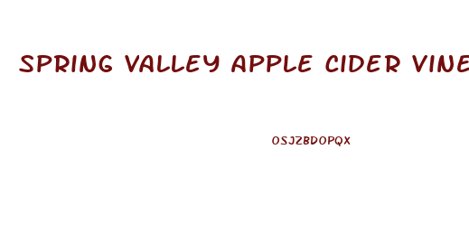 Spring Valley Apple Cider Vinegar Pills Weight Loss