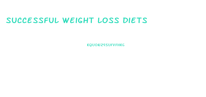 Successful Weight Loss Diets