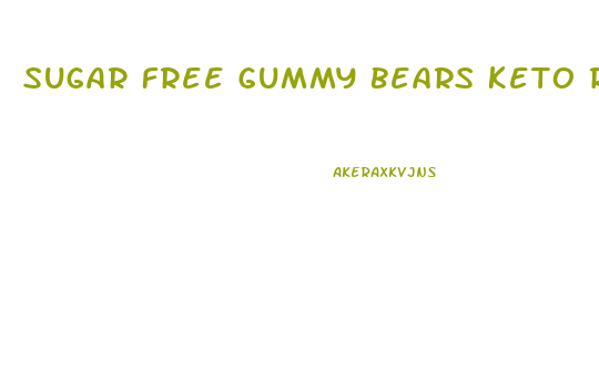 Sugar Free Gummy Bears Keto Reddit