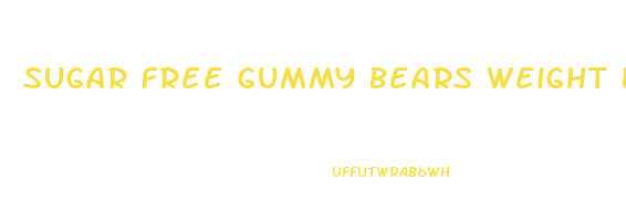 Sugar Free Gummy Bears Weight Loss