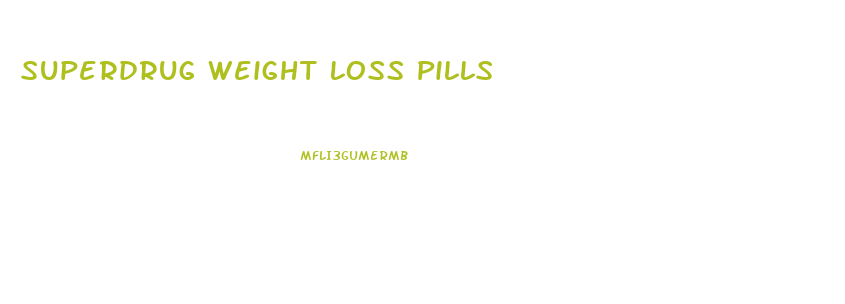 Superdrug Weight Loss Pills