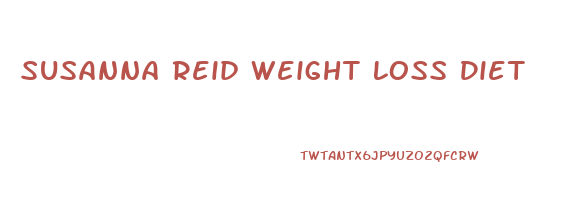 Susanna Reid Weight Loss Diet