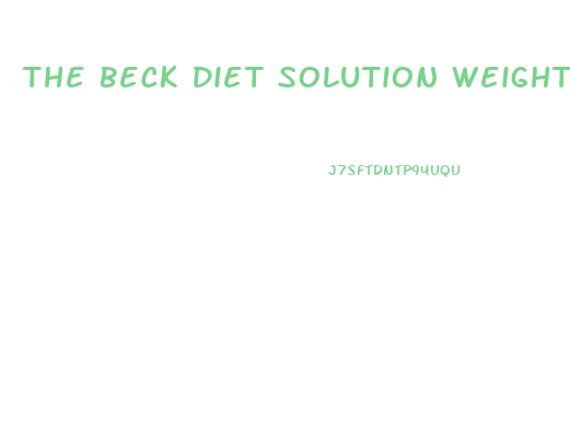 The Beck Diet Solution Weight Loss Workbook Pdf