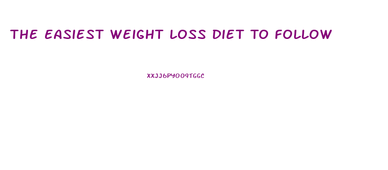 The Easiest Weight Loss Diet To Follow