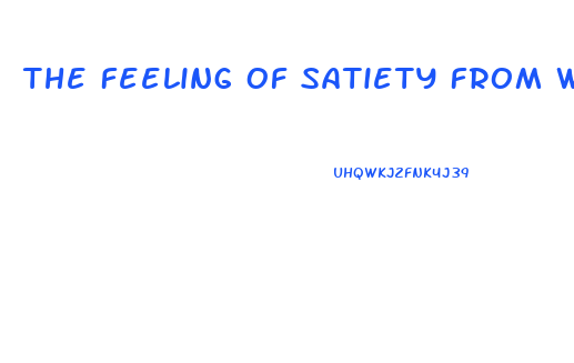 The Feeling Of Satiety From Weight Loss Diets