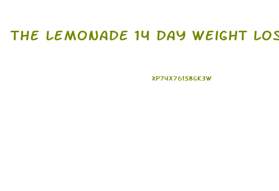 The Lemonade 14 Day Weight Loss Diet Pills
