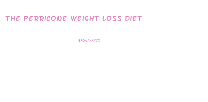 The Perricone Weight Loss Diet